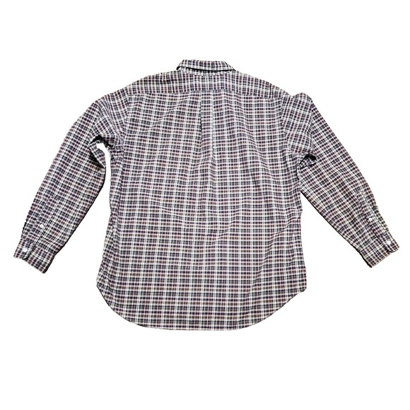 Ralph Lauren Men's Tan Plaid 100% Cotton Button Down Shirt Size XL - Picture 3 of 6